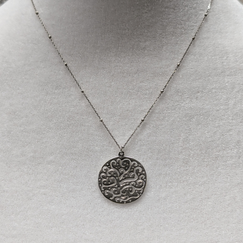 Silpada Sterling Silver Filigree Pendant Necklace N2328